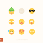 Free Emoticons Set (Sketch)