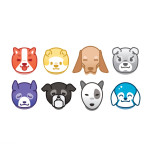 8 Free Dogs Icons (Sketch)