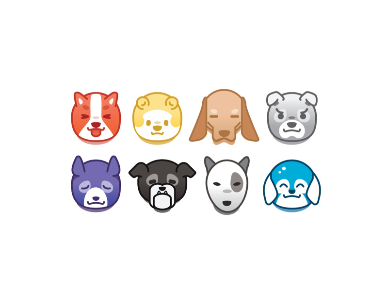 8 Free Dogs Icons (Sketch)