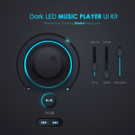 Free Music Player UI Kit