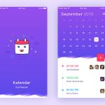 Kalendar App UI Template